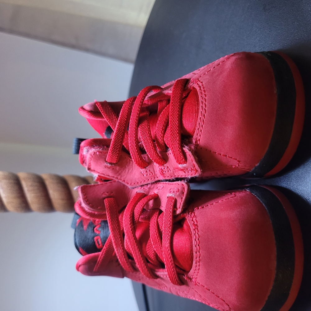 Jordan Red High-Top Sneakers